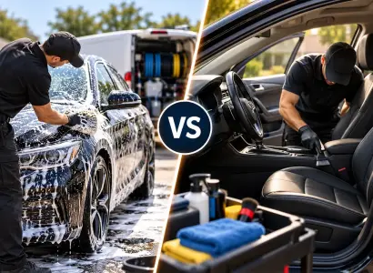 Mobile Car Wash vs. Mobile Car Detailing - Are They Same?